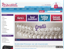 Tablet Screenshot of princesses.nl
